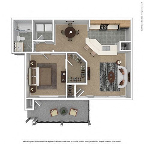 The Corner Cottage Floor Plan at Portico at Lanier, Gainesville